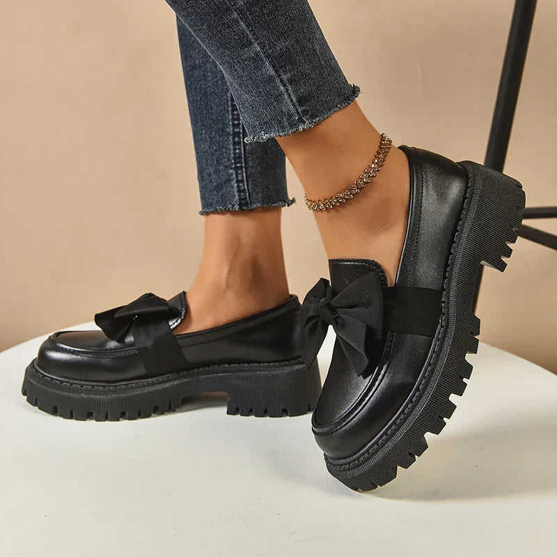Valentina Chunky Bow Loafer