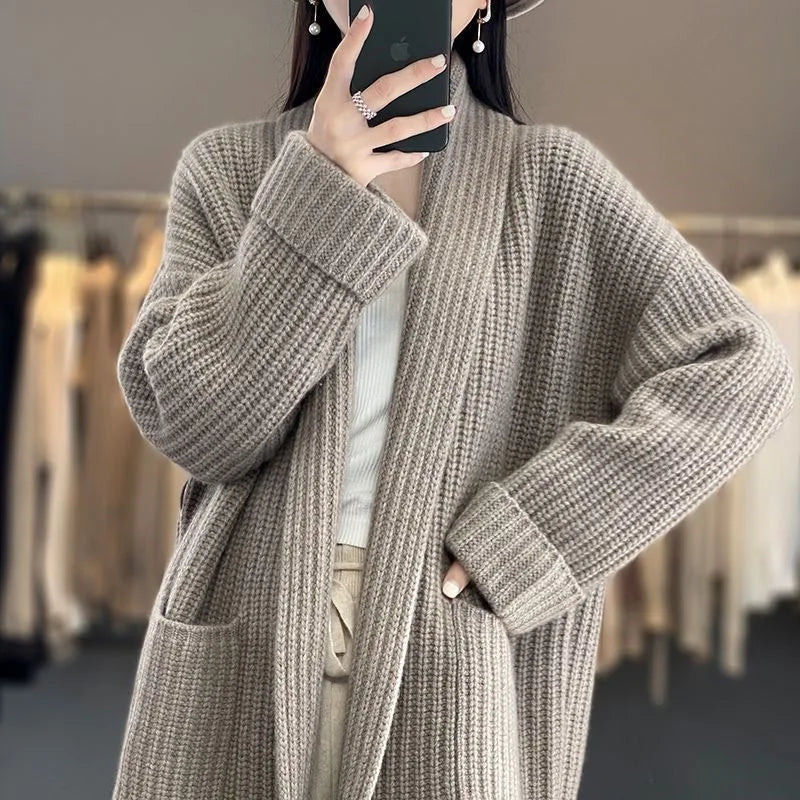 Hayden Isabella™ | Öppen Stickad Cardigan