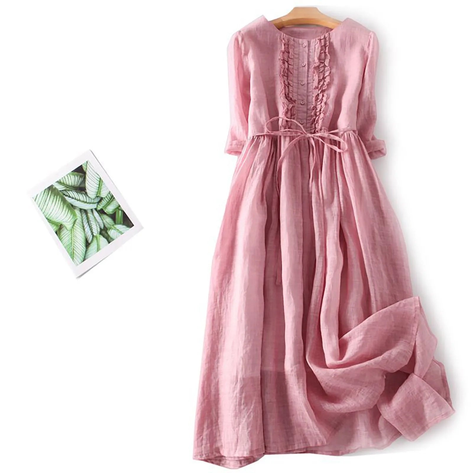 GlamMouris™ | Elegant klänning med knappar