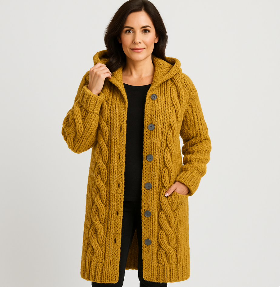 Karin - Elegant Mysig Kappa Med Mage Täckning