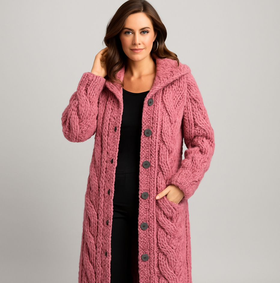 Karin - Elegant Mysig Kappa Med Mage Täckning