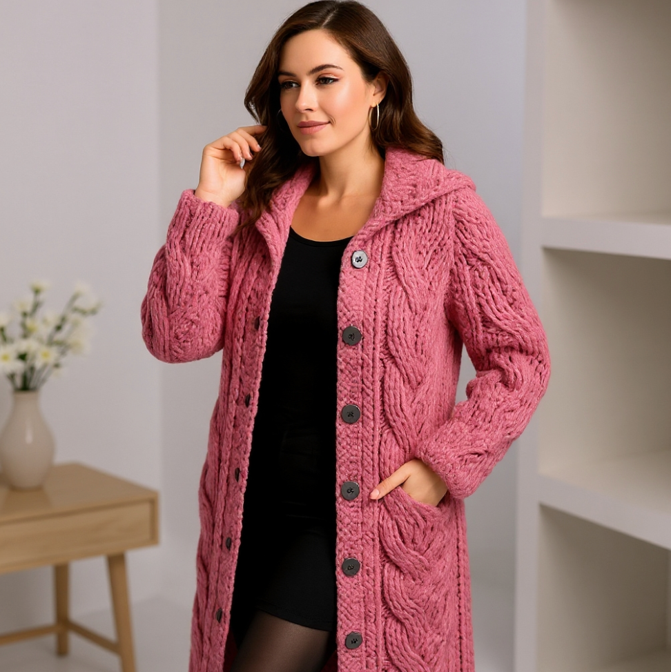 Karin - Elegant Mysig Kappa Med Mage Täckning