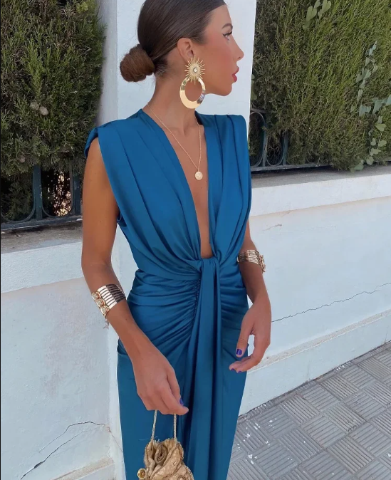Sophia™ | Elegant plisserad klänning