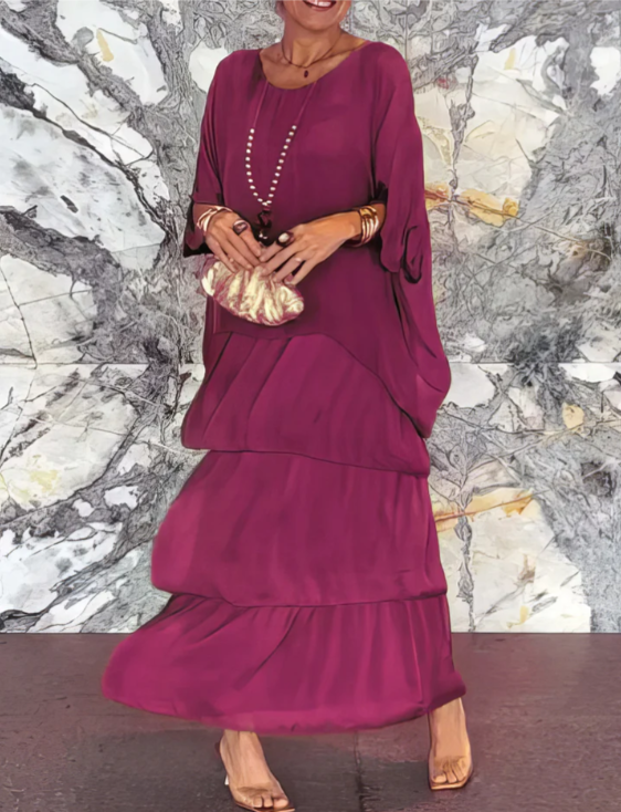 Lara™ | Elegant flödande maxiklänning