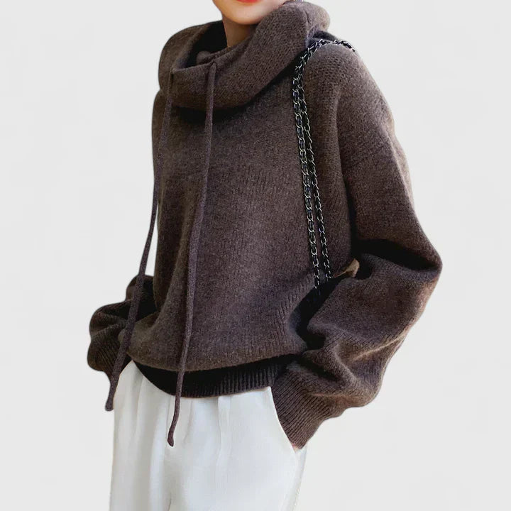 Marie | Mysig Stickad Hoodie