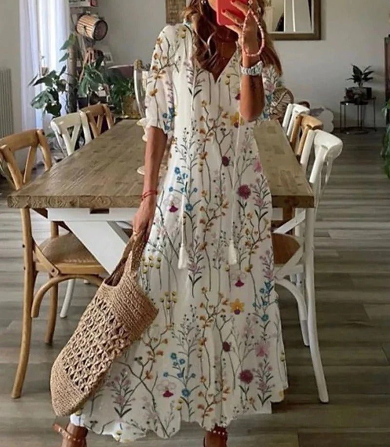 Lana™ | Maxiklänning i boho-stil