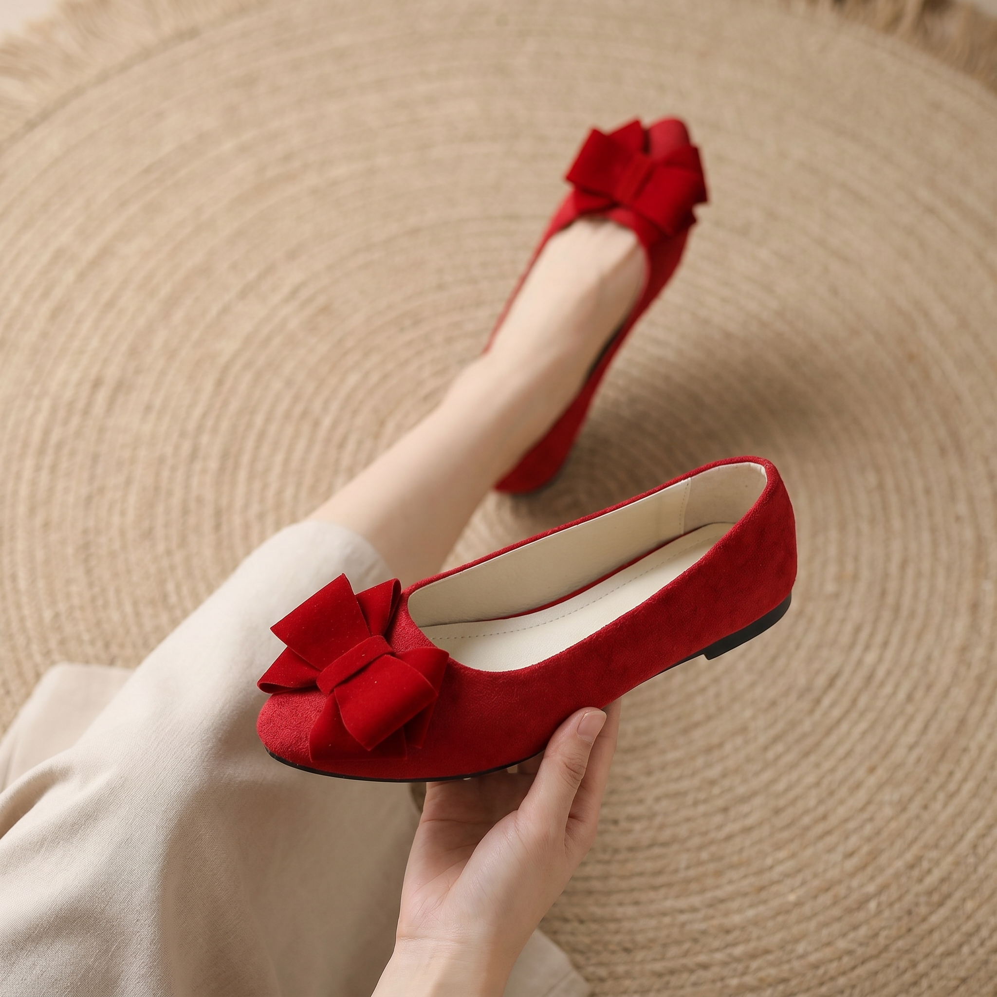 Valeria™ | Bellezza Bow Comfort-ballerinaskor