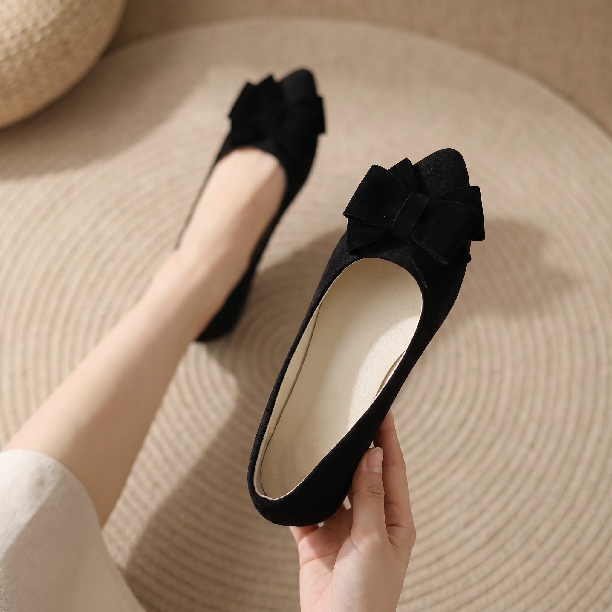 Valeria™ | Bellezza Bow Comfort-ballerinaskor